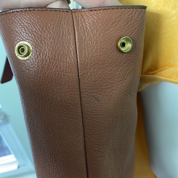 J. Crew all day roasted chestnut leather tote - Picture 6 of 10